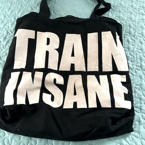 Train insane gym bag
